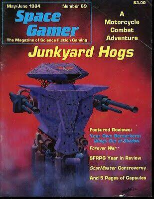 Steve Jackson Games: The Space Gamer Magazine #37, 55, 68, 69, 72, 74  (USED) Bundle