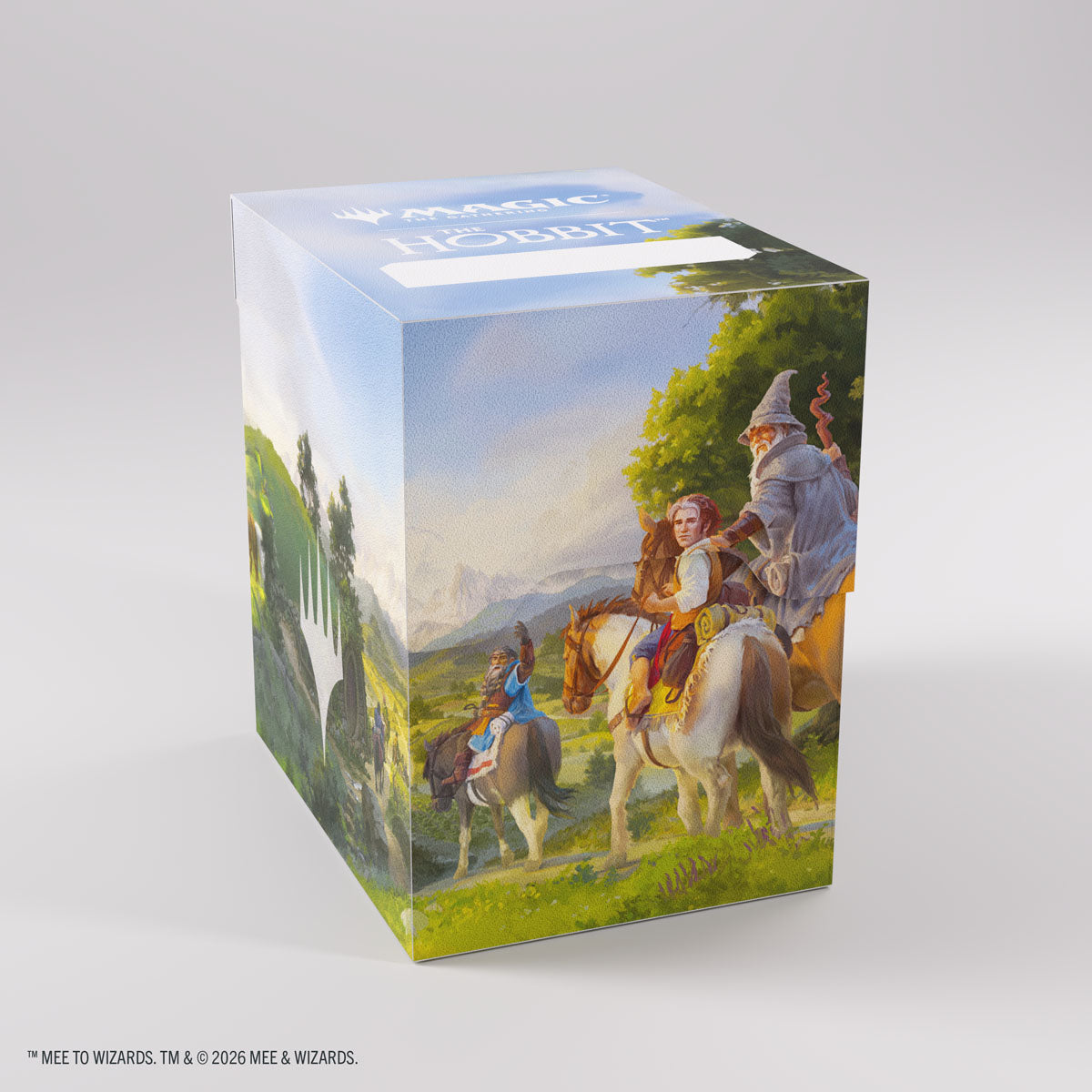 GameGenic: Deck Box - Soft Crate 80+ XL - MTG: The Hobbit - Leaving Hobbiton/Troop of Ponies