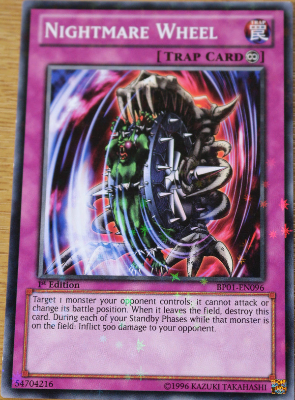 Nightmare Wheel (Starfoil) (BP01-EN096) Starfoil Rare - Near Mint 1st Edition