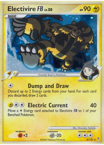 Electivire FB - 004/147 (SV) Holo Rare - Light Play Reverse Holofoil