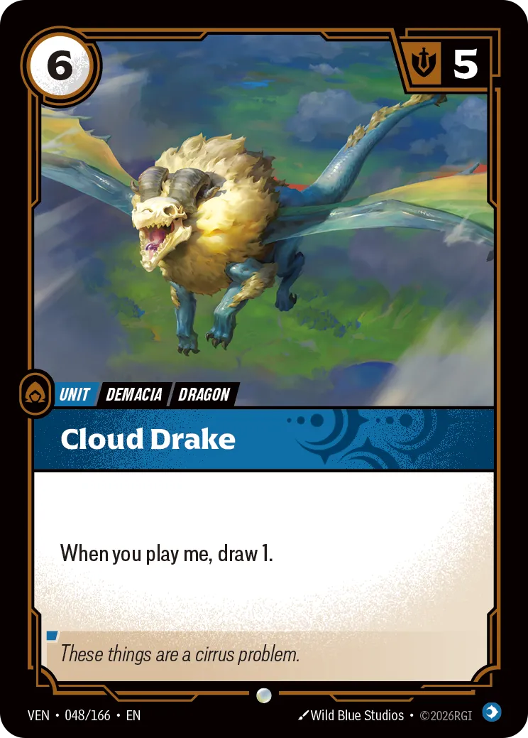 Cloud Drake - 048/166 (VEN) Common