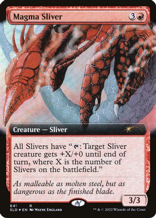 Magma Sliver [#641] (SLD-R-FOIL)