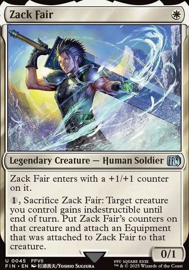 Zack Fair [ #0045 ] (FIN-U)