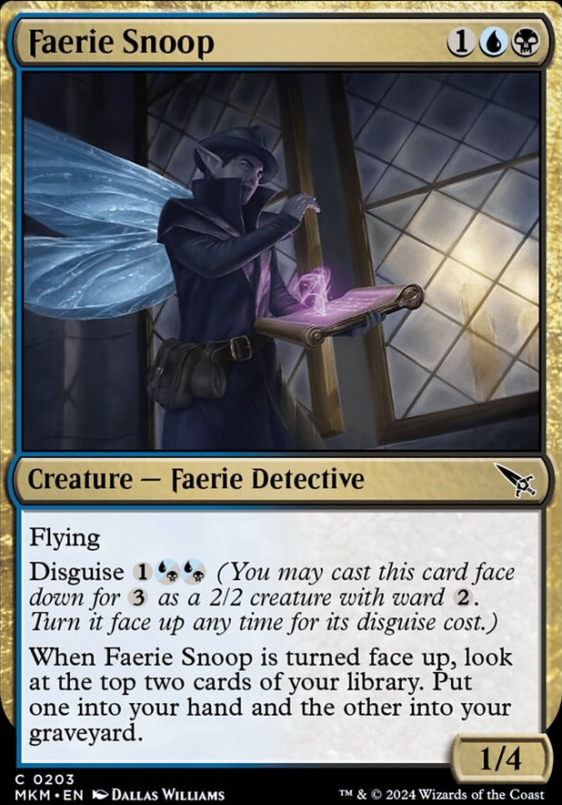 Faerie Snoop [#0203] (MKM-C-FOIL)