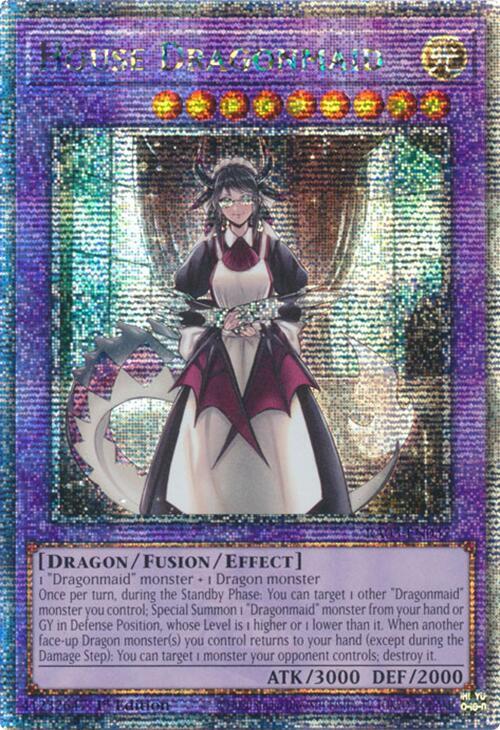 House Dragonmaid (RA03-EN037) Quarter Century Secret Rare - Near Mint 1st Edition