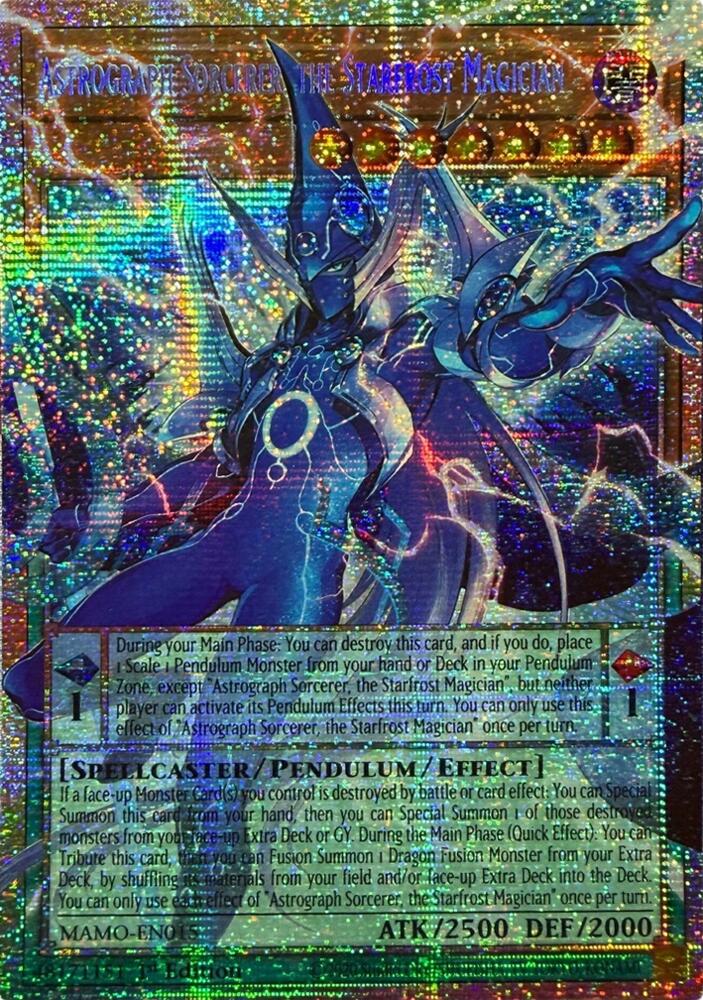 Astrograph Sorcerer, the Starfrost Magician (Extended Art) (MAMO-EN015)