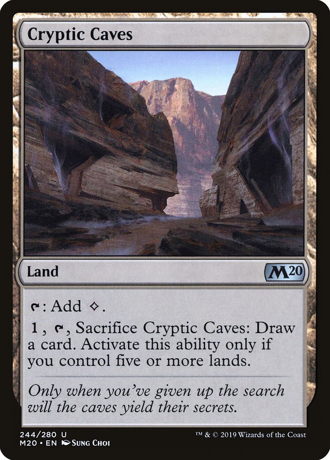 Cryptic Caves (M20-U-FOIL)