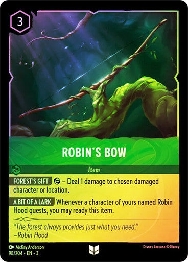 Robin's Bow (Into the Inklands 098/204) Uncommon - Near Mint Cold Foil