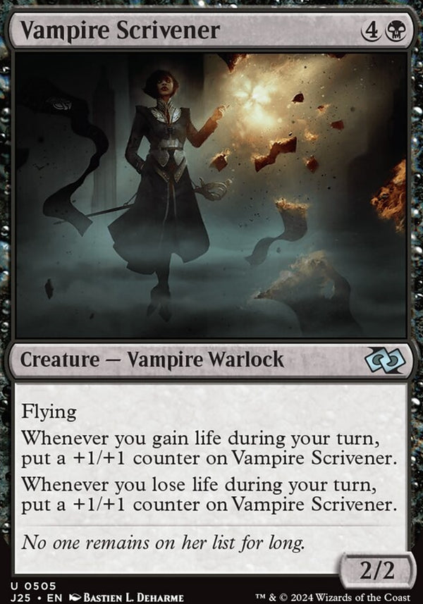 Vampire Scrivener [#0505] (J25-U)