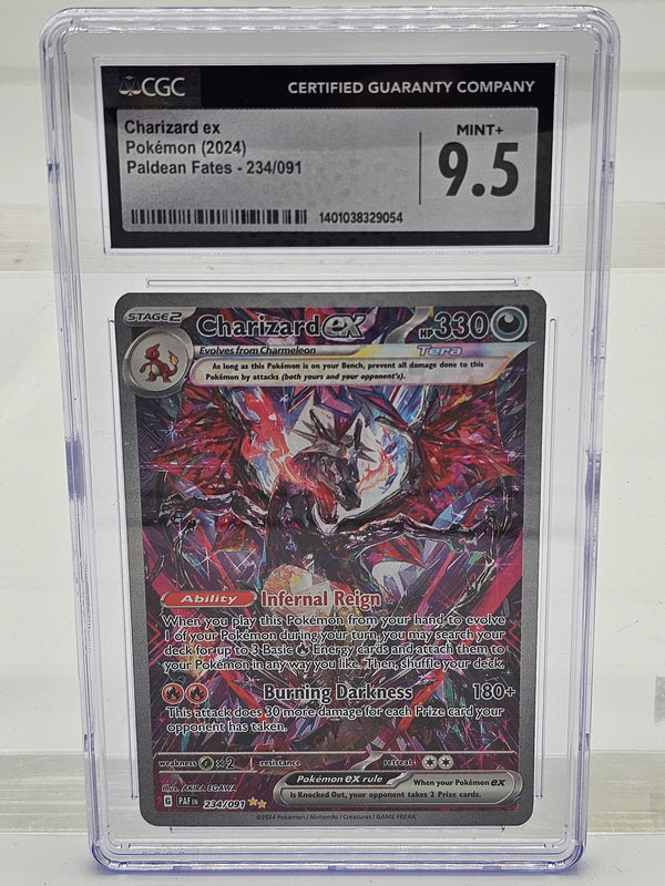 Charizard ex - 234/091 (PAF) Special Illustration Rare - Near Mint Holofoil (Graded - CGC 9.5)