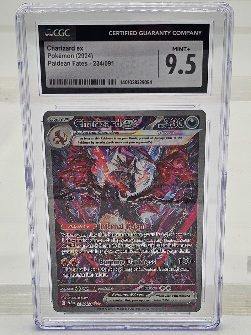 Charizard ex - 234/091 (PAF) Special Illustration Rare - Near Mint Holofoil (Graded - CGC 9.5)