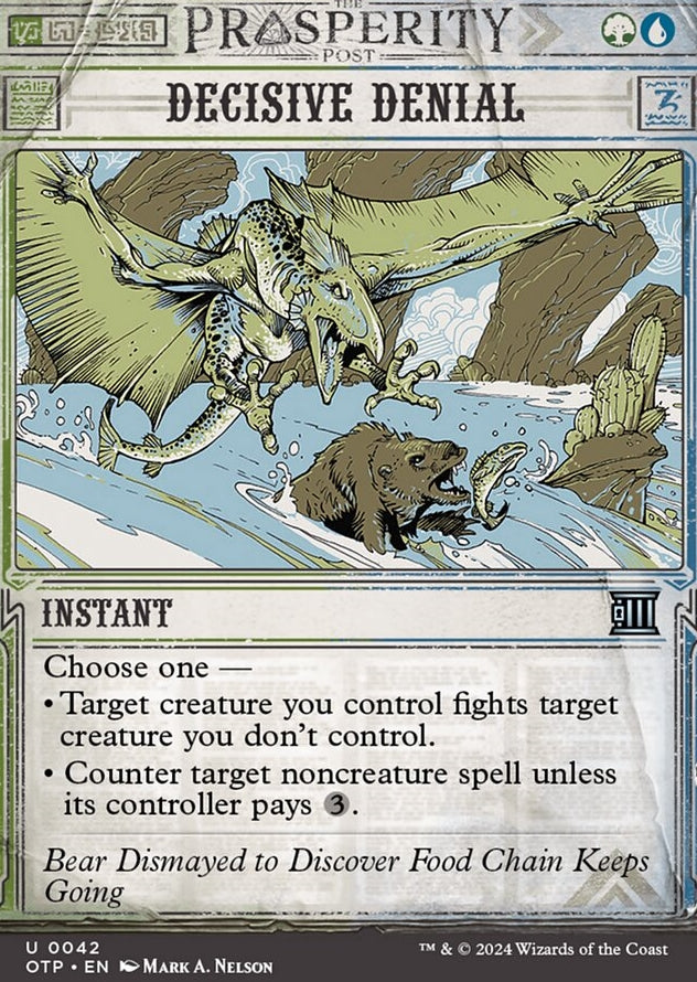 Decisive Denial [#0042 Showcase] (OTP-U-FOIL)