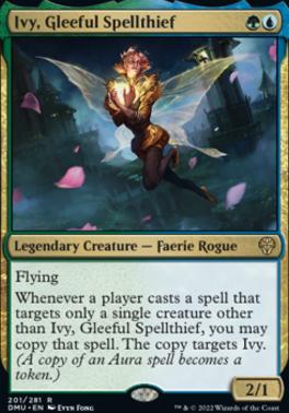 Ivy, Gleeful Spellthief (DMU-R-PP-FOIL)