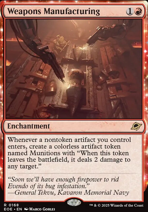 Weapons Manufacturing [ #0168 ] (EOE-R)