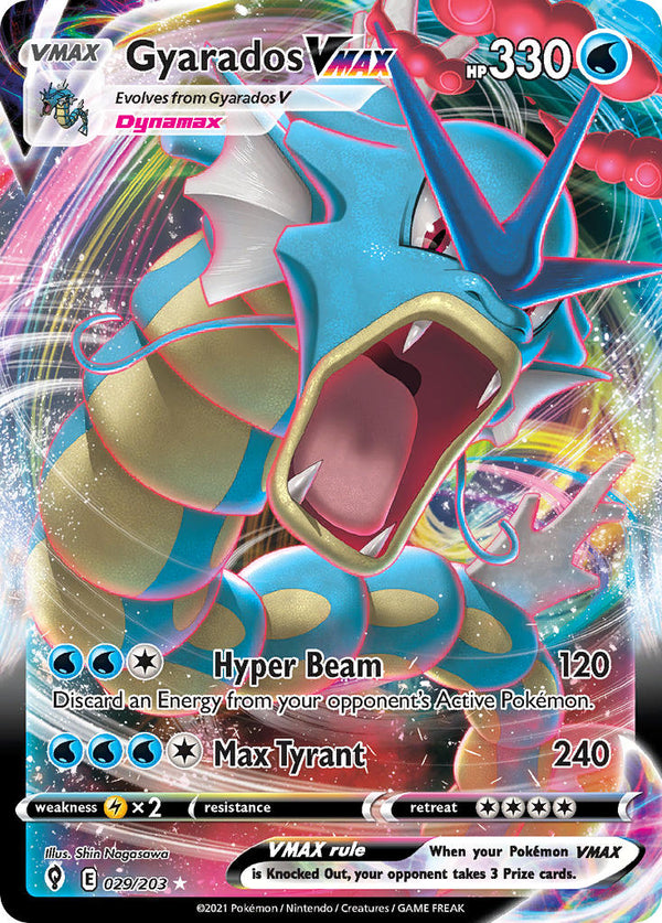 Gyarados VMAX - 029/203 (SWSH07) Ultra Rare - Near Mint Holofoil