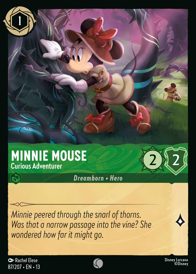 Minnie Mouse - Curious Adventurer (087/204 - Attack of the Vine!) Common