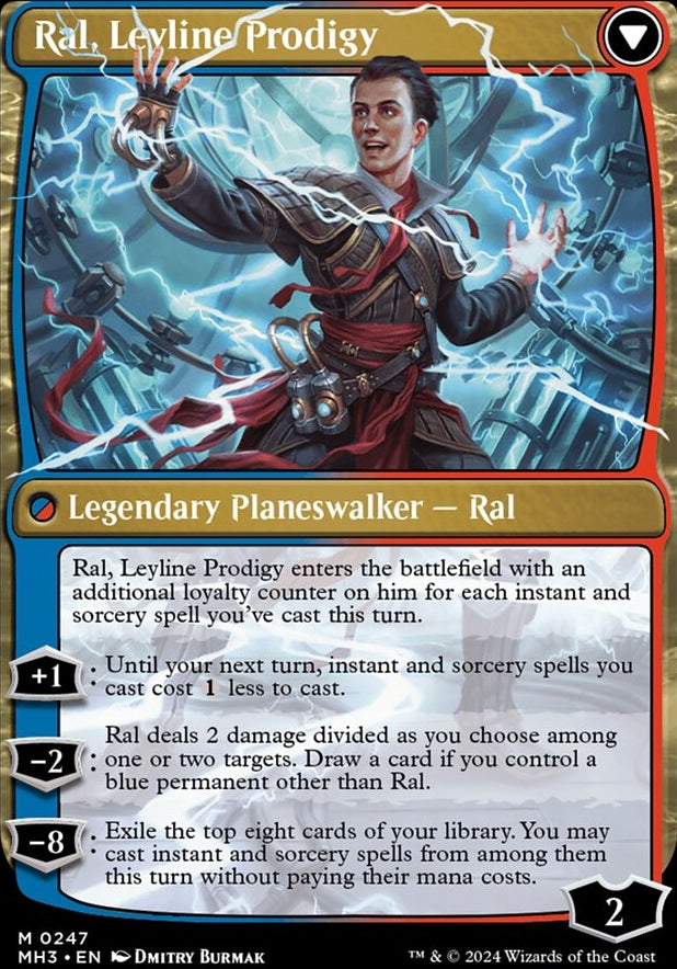Ral, Monsoon Mage // Ral, Leyline Prodigy [#0247] (MH3-M)