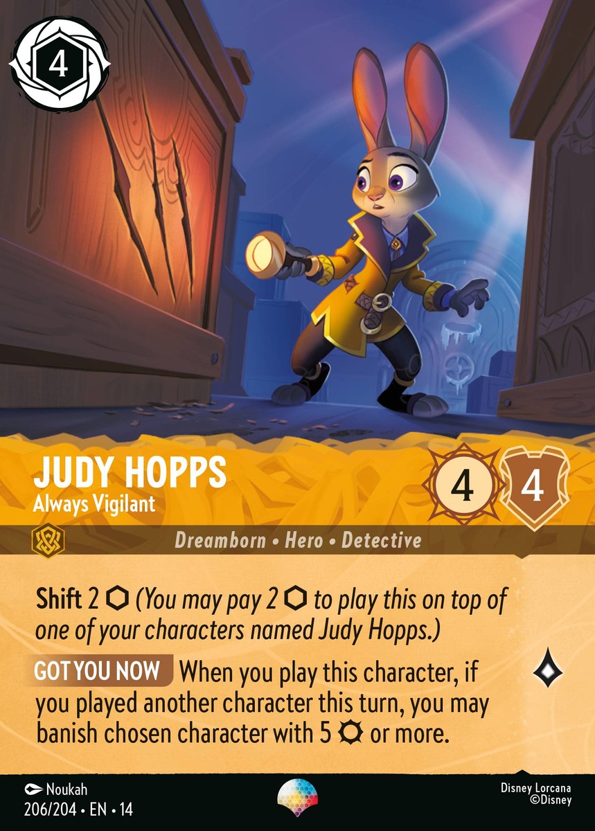 Judy Hopps - Always Vigilant (206/204 - Hyperia City) Epic
