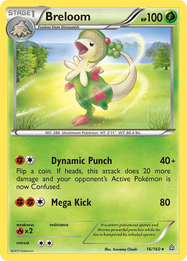 Breloom - 016/160 (PRC) Rare - Near Mint