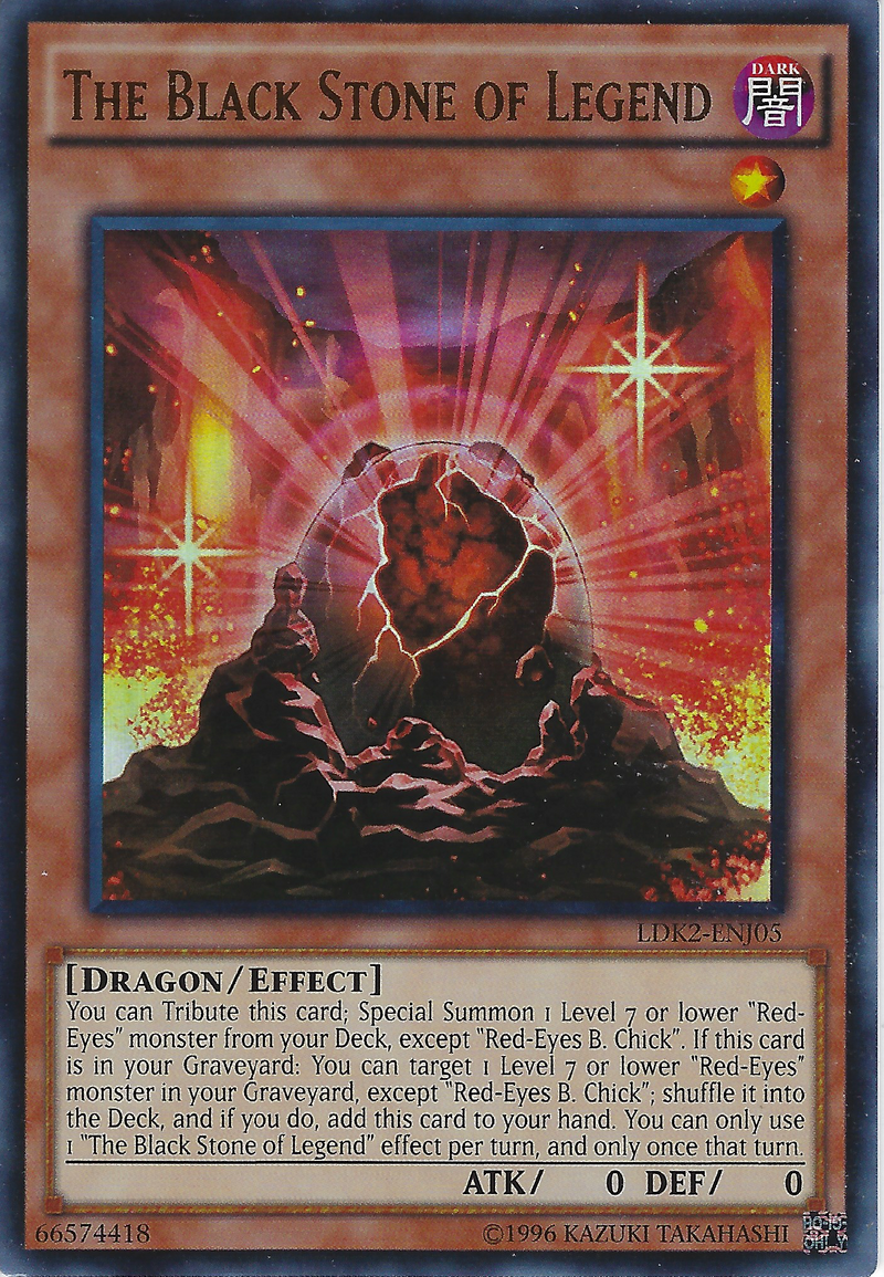 The Black Stone of Legend (LDK2-ENJ05) Ultra Rare - Near Mint Unlimited