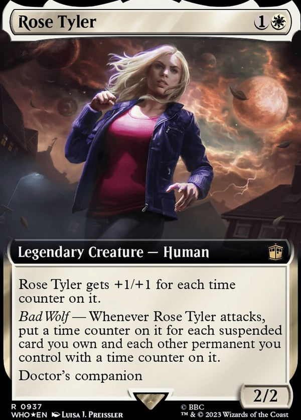 Rose Tyler [#0937 Surge Foil Extended Art] (WHO-R)