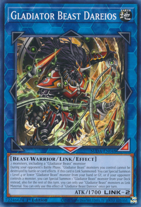 Gladiator Beast Dareios (SUDA-EN048) Common - Near Mint 1st Edition
