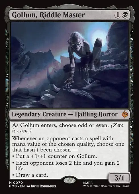Gollum, Riddle Master [ #0070 ] (HOB-M)