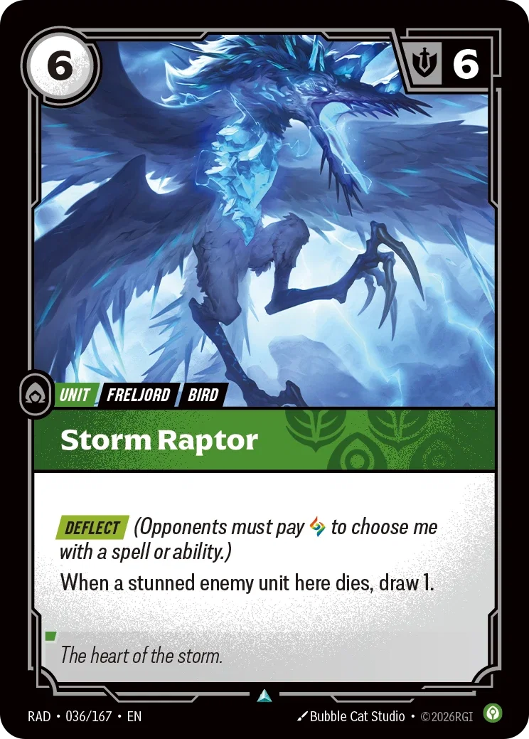 Storm Raptor - 036/167 (RAD) Uncommon