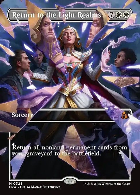 Return to the Light Realms [ #0323 Borderless Shattered Mirror ] (FRA-M)