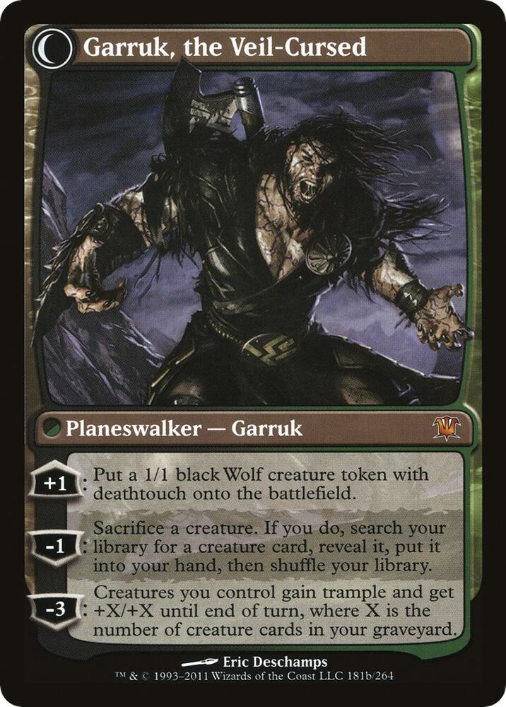 Garruk Relentless/Garruk, the Veil-Cursed (ISD-M-LIST)