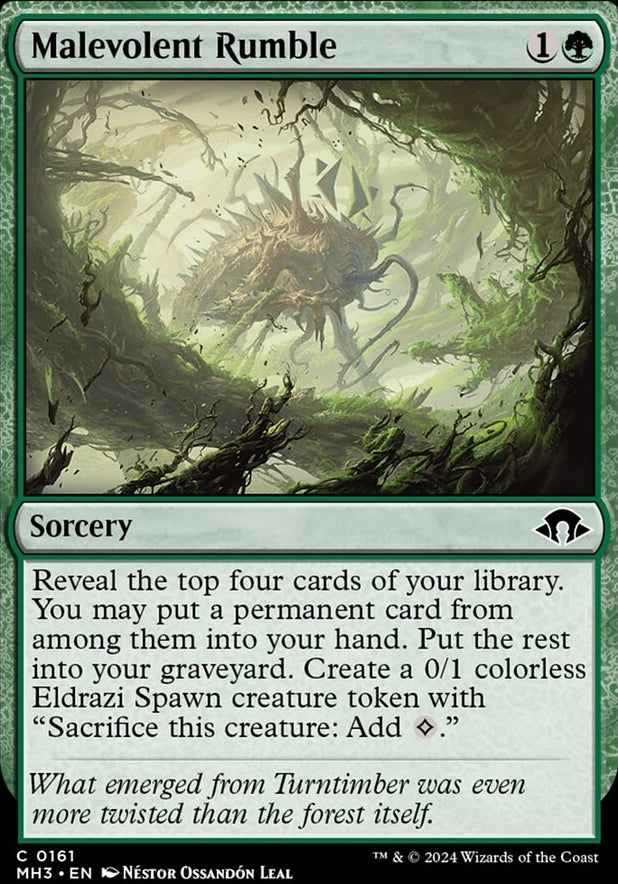 Malevolent Rumble [#0161] (MH3-C-FOIL)