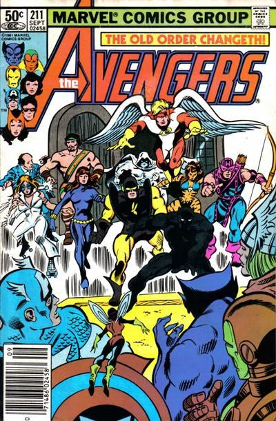 The Avengers (1963 Series) #211 B (8.0) Tigra Joins the Avengers - Moon Knight, Iceman, Dazzler, Angel & Moondragon Appearance