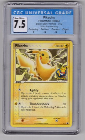Pikachu (012) Promo (Graded - CGC 7.5)