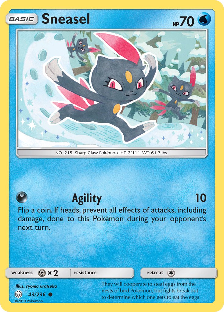 Sneasel - 043/236 (CEC) Common - Near Mint