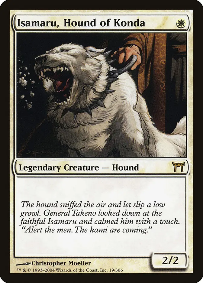 Isamaru, Hound of Konda (CHK-R) Light Play