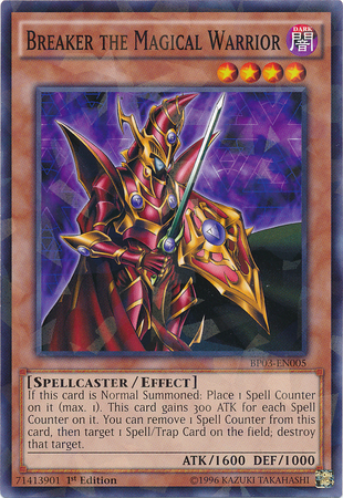 Breaker the Magical Warrior (Shatterfoil) (BP03-EN005) Shatterfoil Rare - Near Mint 1st Edition