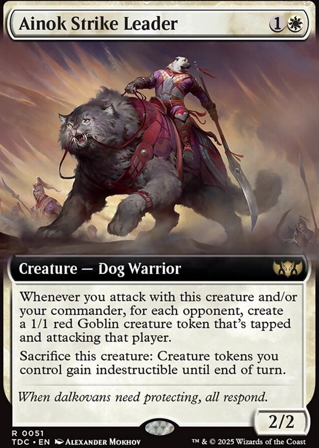 Ainok Strike Leader [ #0051 Extended Art ] (TDC-R)