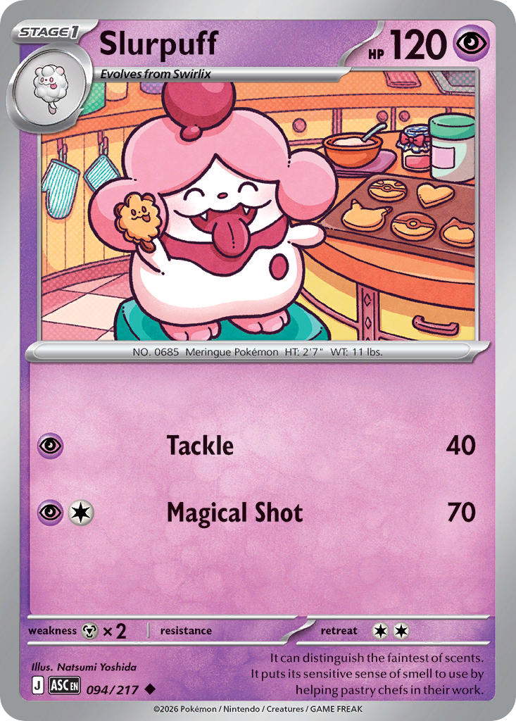 Slurpuff - 094/217 (ASC) Uncommon