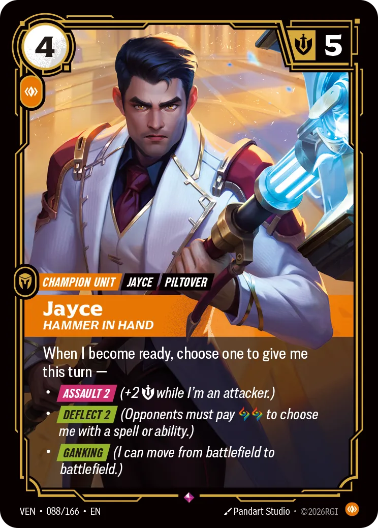 Jayce, Hammer in Hand - 088/166 (VEN) Rare