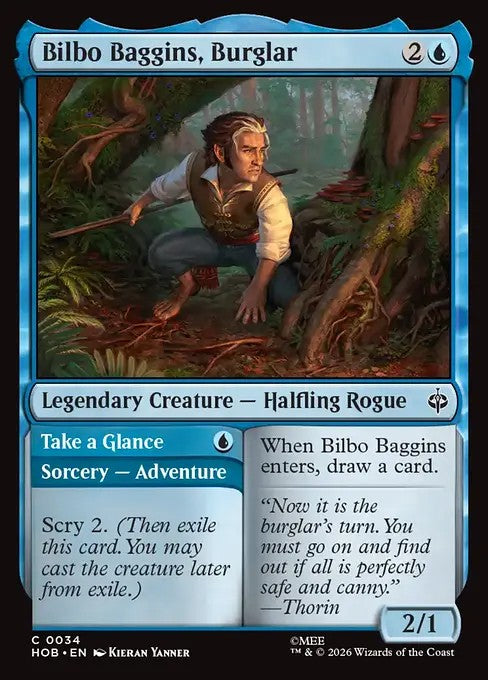 Bilbo Baggins, Burglar // Take a Glance [ #0034 ] (HOB-C)