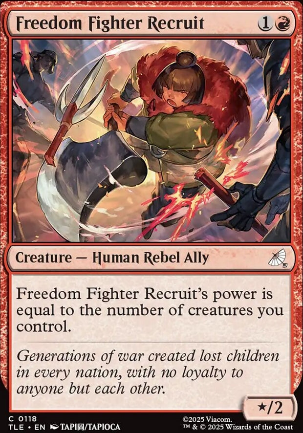 Freedom Fighter Recruit [ #0118 ] (TLE-C)