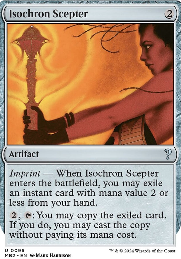 Isochron Scepter [#0096 White-Border] (MB2-U)