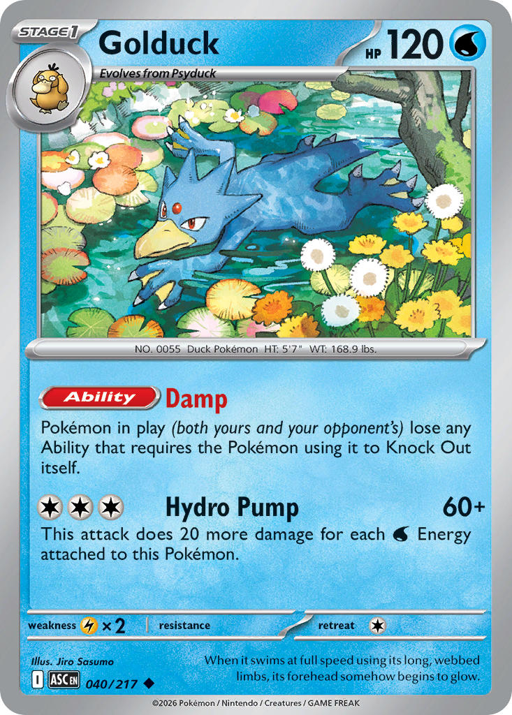 Golduck - 040/217 (ASC) Uncommon