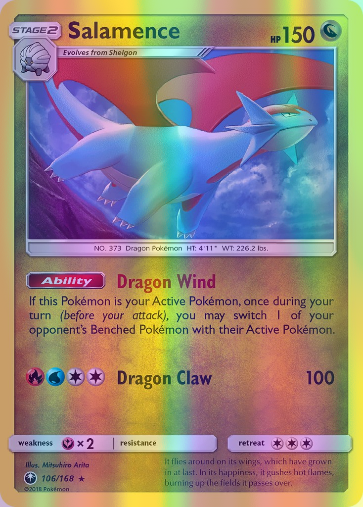 Salamence - 106/168 (CES) Holo Rare - Near Mint Reverse Holofoil