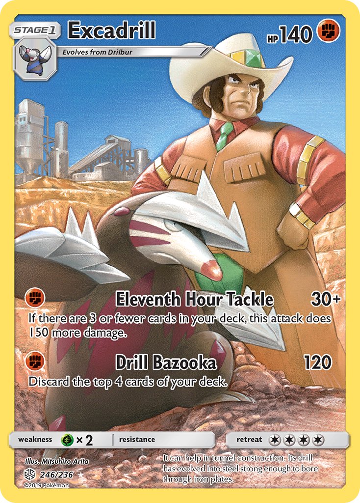 Excadrill - 246/236 (CEC) Secret Rare - Near Mint Holofoil