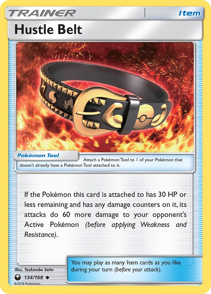 Hustle Belt - 134/168 (CES) Uncommon - Near Mint
