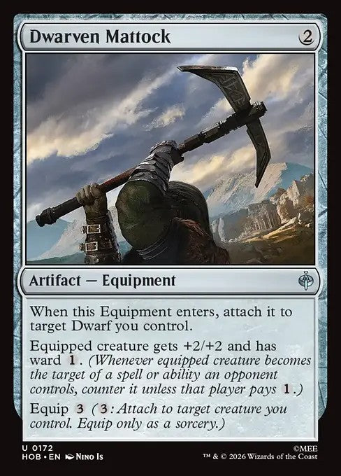 Dwarven Mattock [ #0172 ] (HOB-U)