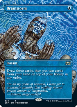 Brainstorm [#338 Alternate-Art Borderless] (2XM-R)