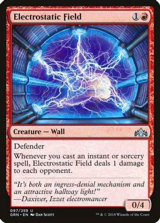 Electrostatic Field (GRN-U) Light Play