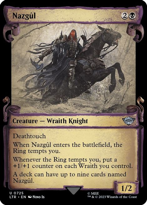 Nazgul [#0725 Showcase Scroll] (LTR-U-FOIL)